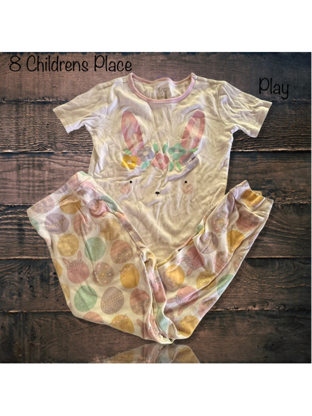 Size 8 Childrens Place Bunny Pajama Set